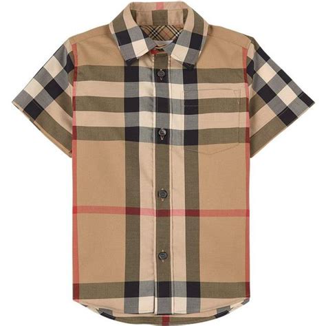 burberry button down collar check stretch cotton blend shirt|Check Stretch Cotton Shirt in Archive beige .